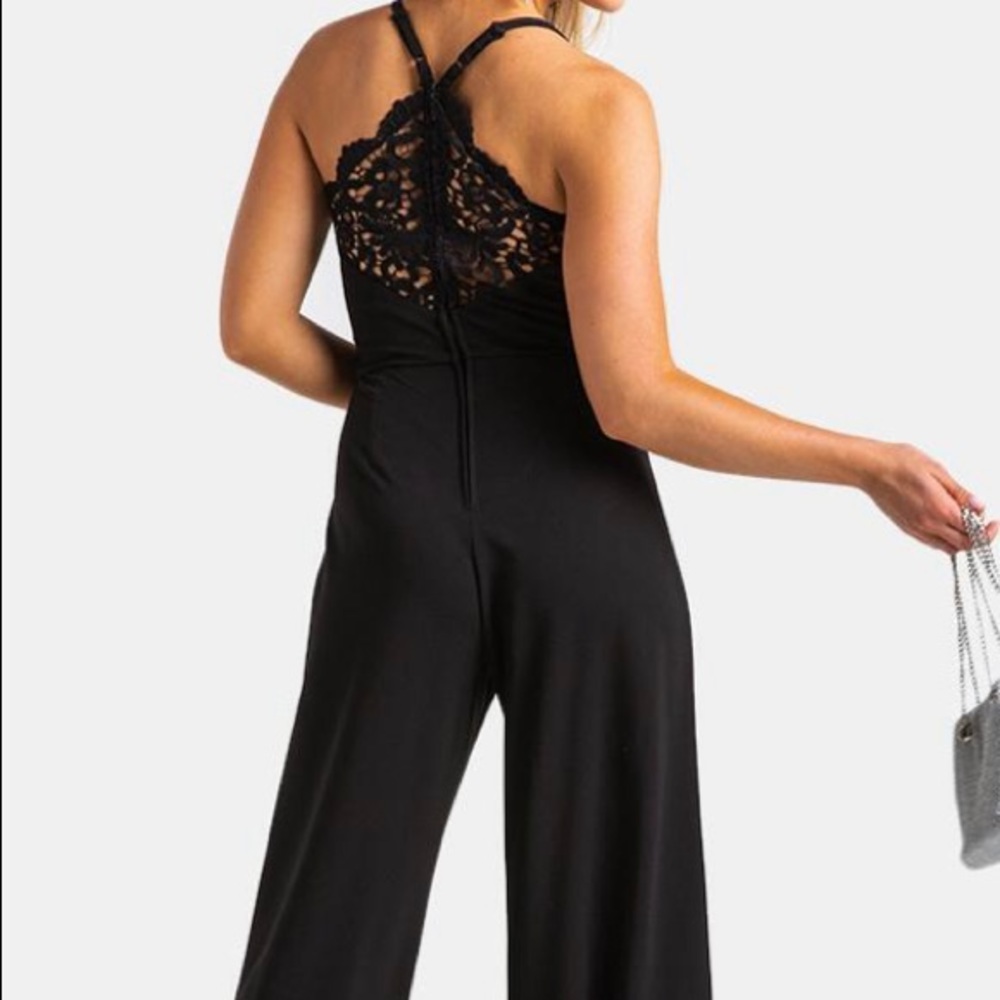 Lace Back Jumpsuit